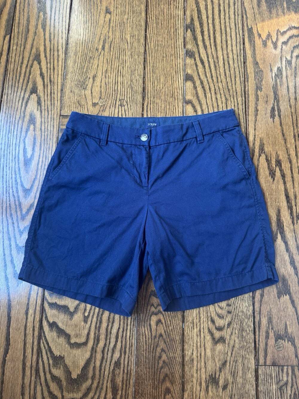 J.CREW Women's Navy Blue Chino Shorts Size 6